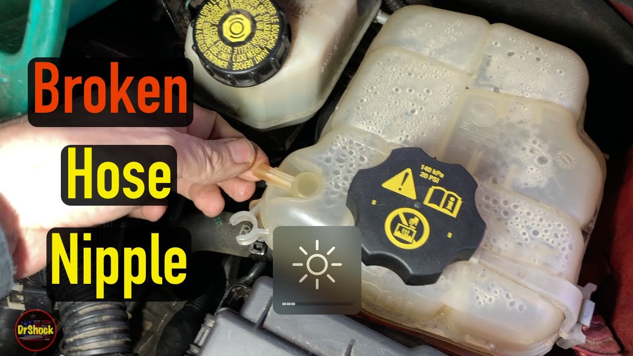 2011 - 2016 Chevrolet Cruze Broken Leaking Coolant ~ Radiator Coolant Surge Tank Replacement