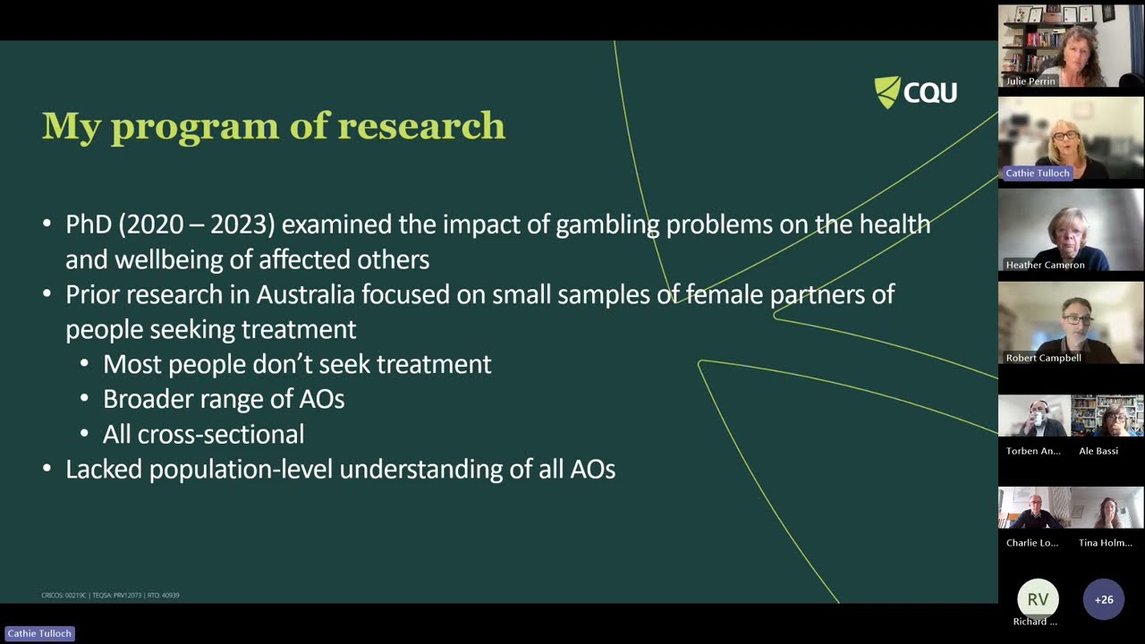 Understanding gambling-related harm to affected others: Insights from Australian research