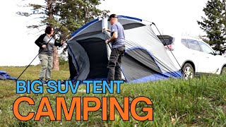 Off Grid SUV Camping - GIANT Napier Tent