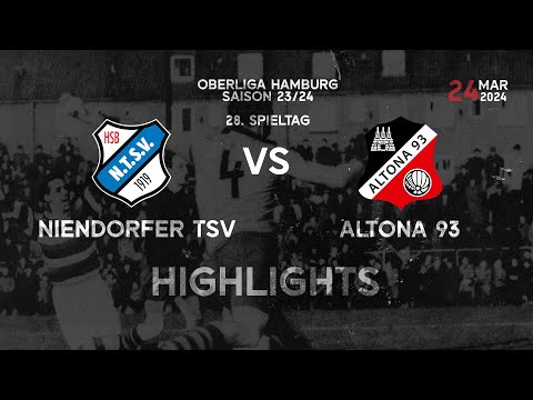 Highlights Niendorfer TSV - Altona 93 | 28. Spieltag Oberliga Hamburg | Endstand 0:5