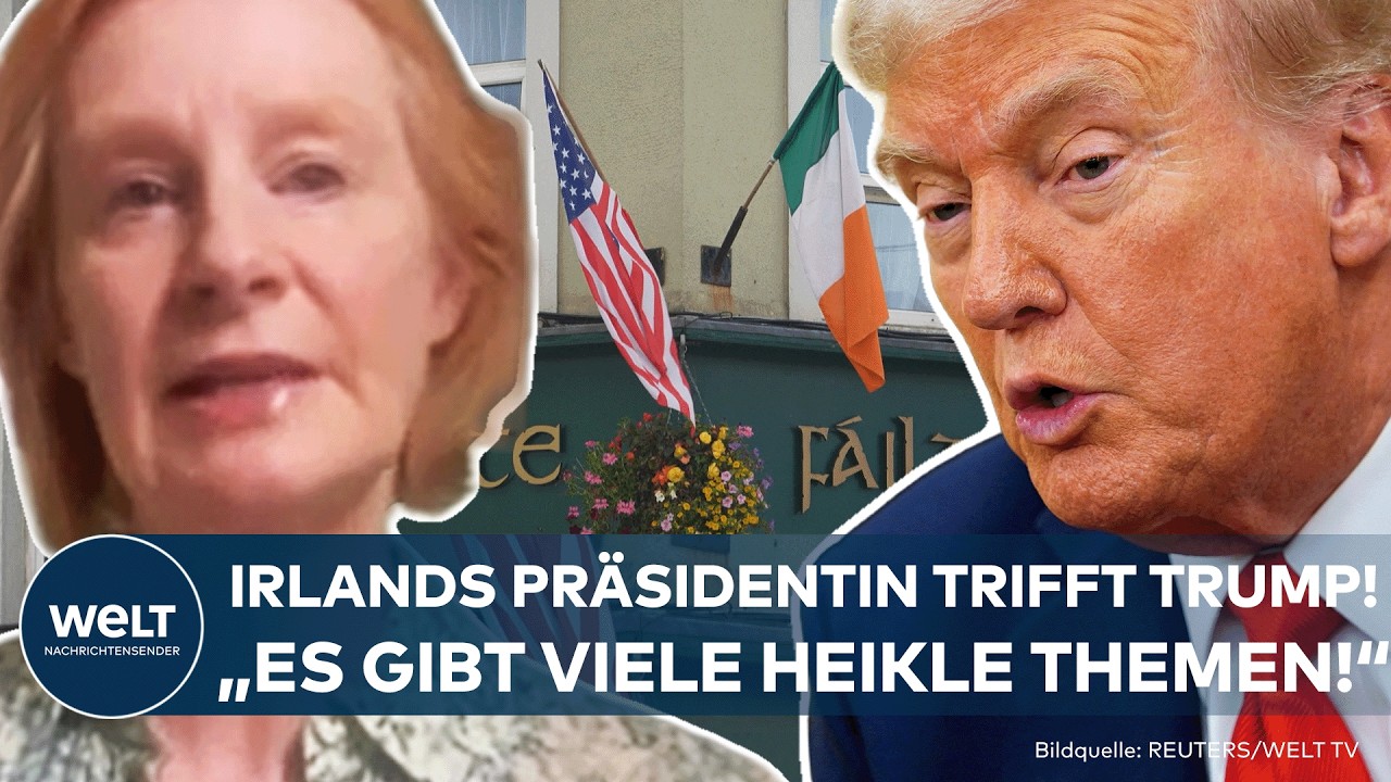TRUMP IN IRLAND: Präsidentin Connolly empfängt US-Präsidenten – „Es gibt viele heikle Themen!“