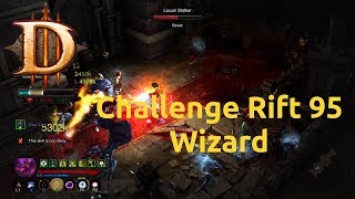 Diablo 3 - Challenge Rift - Challenge 95 - Wizard - Failed
