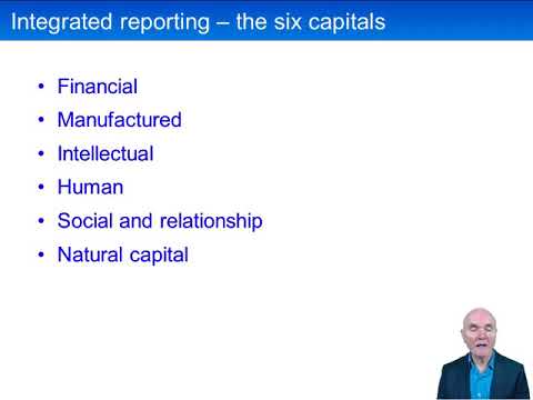 Integrated Reporting - ACCA Strategic Business Leader (SBL)