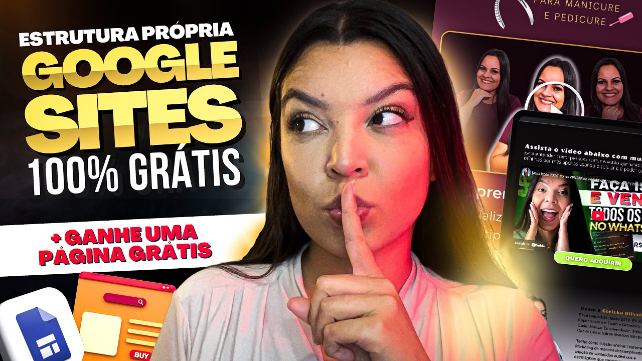 ✅ ATUALIZADO! ESTRUTURA PRÓPRIA GRÁTIS GOOGLE SITES EM 10 MINUTOS | PASSO A PASSO COMPLETO