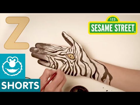 Sesame Street: Z is for Zebra - Hand Painting