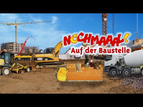 Nochmaaal! - Auf der Großbaustelle - Betonpumpe und Betonmischer