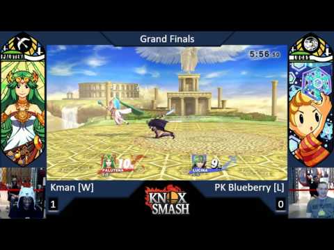 Kman (Palutena, Mario, Dr Mario) vs Blue (Lucas, Lucina, Mario) - Grands - Knox Smash Weekly 1-3-16
