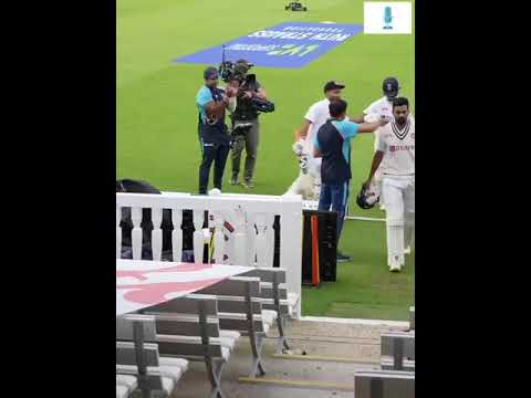Scenes as KL Rahul returns to the dressing room after his brilliant 100 on Day 1 | TC