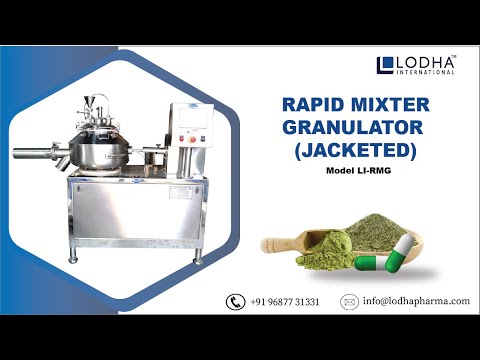 Rapid Mixer Granulator