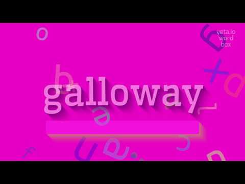 How to say "galloway"! (High Quality Voices)