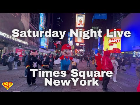 Times Square New York: Saturday Night Live from - May Midnight Moment
