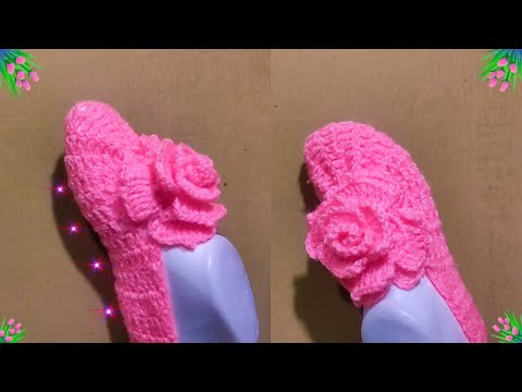 Knitted slippers easily and simply - even a beginner can handle it || what a beautifull model 👌socks