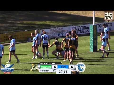 Real NRL Round 13 U18's Highlights - Macquarie Scorpions v Port Stephens Sharks