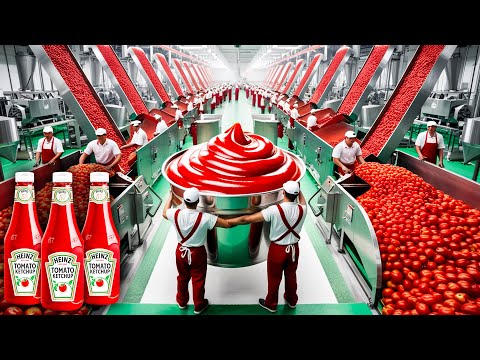 Wie wird HEINZ KETCHUP hergestellt? 🍅 Das Geheimnis hinter dem weltberühmten Tomatenklassiker