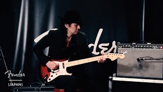 Video thumbnail for Ken Stratocaster® Galaxy Red by Fender Music Japan