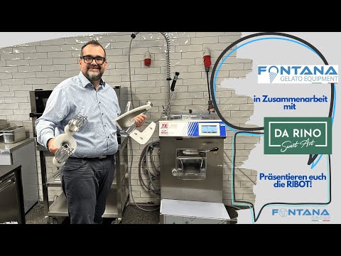 Fontana Gelato Equipment & Da Rino Sweet Art präsentieren: Die RIBOT!