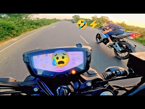 Suzuki Gsxr150 vs Apache RTR160 4v || Race 🤣🤣#view #topspeed #vlog #bike #bikelife