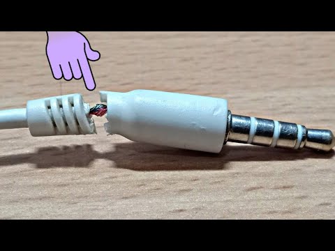 How to repair earphones head jack at home || step by...