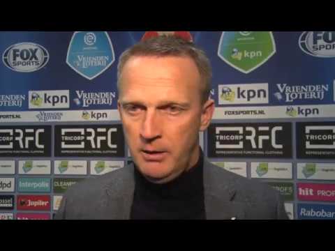 Reactie Van den Brom na Willem II - AZ