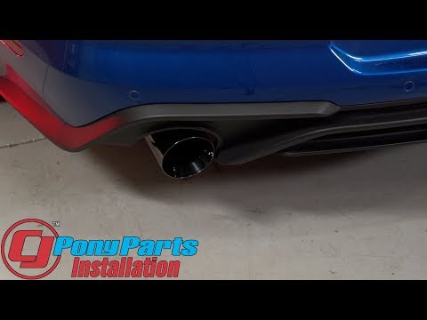 2018-2023 Mustang EcoBoost: Ford Performance By Borla Sport CatBack Exhaust Install
