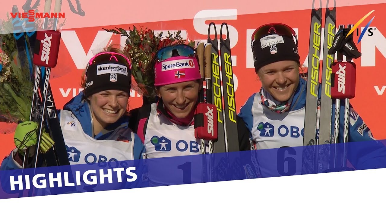Heidi Weng clinches Overall globe as Marit Bjoergen wins pursuit in Falun | Highlights