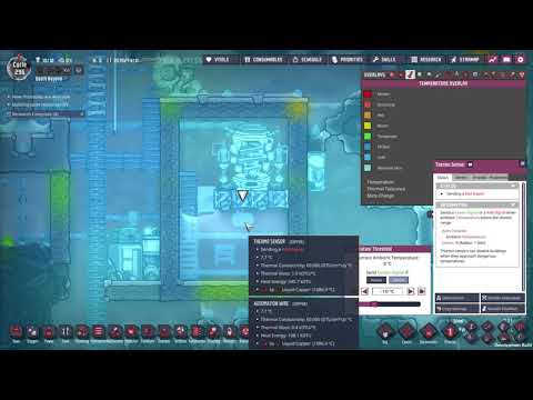 Oxygen Not Included use AETN to cool base