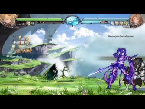 Granblue Fantasy: Versus: Zeta Combo Corner 6055 damage