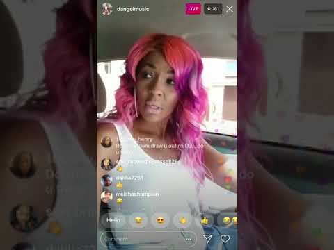 D’Angel curse out the gossip sites saying DONT MIX UP W/ Beenie & Krystal she’s left 7yrs ago