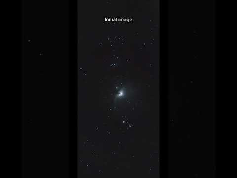 I captured the orion nebula #astrophotographer #orion #nebula #space #viral #shorts #telescope