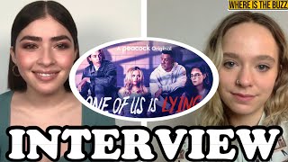 Melissa Collazo and Jessica McLeod Talks ‘ONE OF US IS LYING’ New Peacock Series video