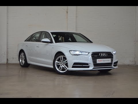 RO17TDU AUDI A6 TDI QUATTRO S LINE WHITE 2017, Slough Audi