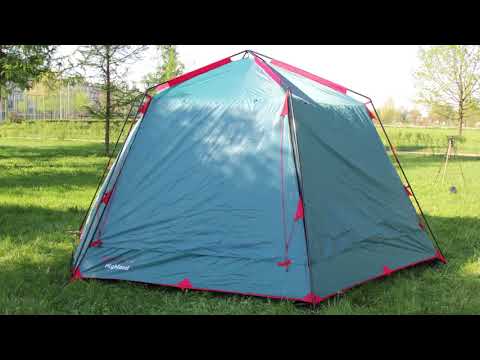 Миниатюра изображения товара Туристический шатер BTrace Highland / T0256 (зеленый/бежевый)