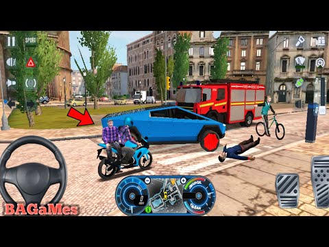 Tesla Cybertruck City Uber Driver - Taxi Sim 2020 #11 City Taxi Driver Simulator - Android Gameplay