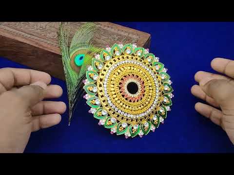 Sudrashan Chakra for God and Goddess Temple and Idol Decoration video