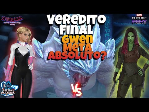 SPIDER GWEN T4 vs GAMORA T4 NA BAX - MARVEL FUTURE FIGHT
