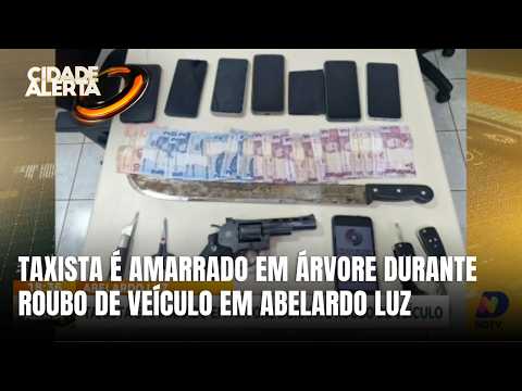 Dois homens são presos após roubo contra taxista em Abelardo Luz