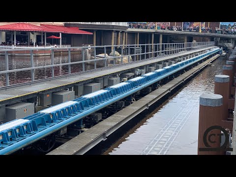 Off-ride footage of a Incredicoaster train