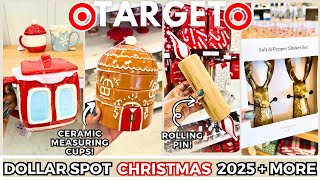 🎄TARGET Dollar Spot Christmas 2025 Shop With Me + Threshold Dinnerware | Cozy Gingerbread Decor