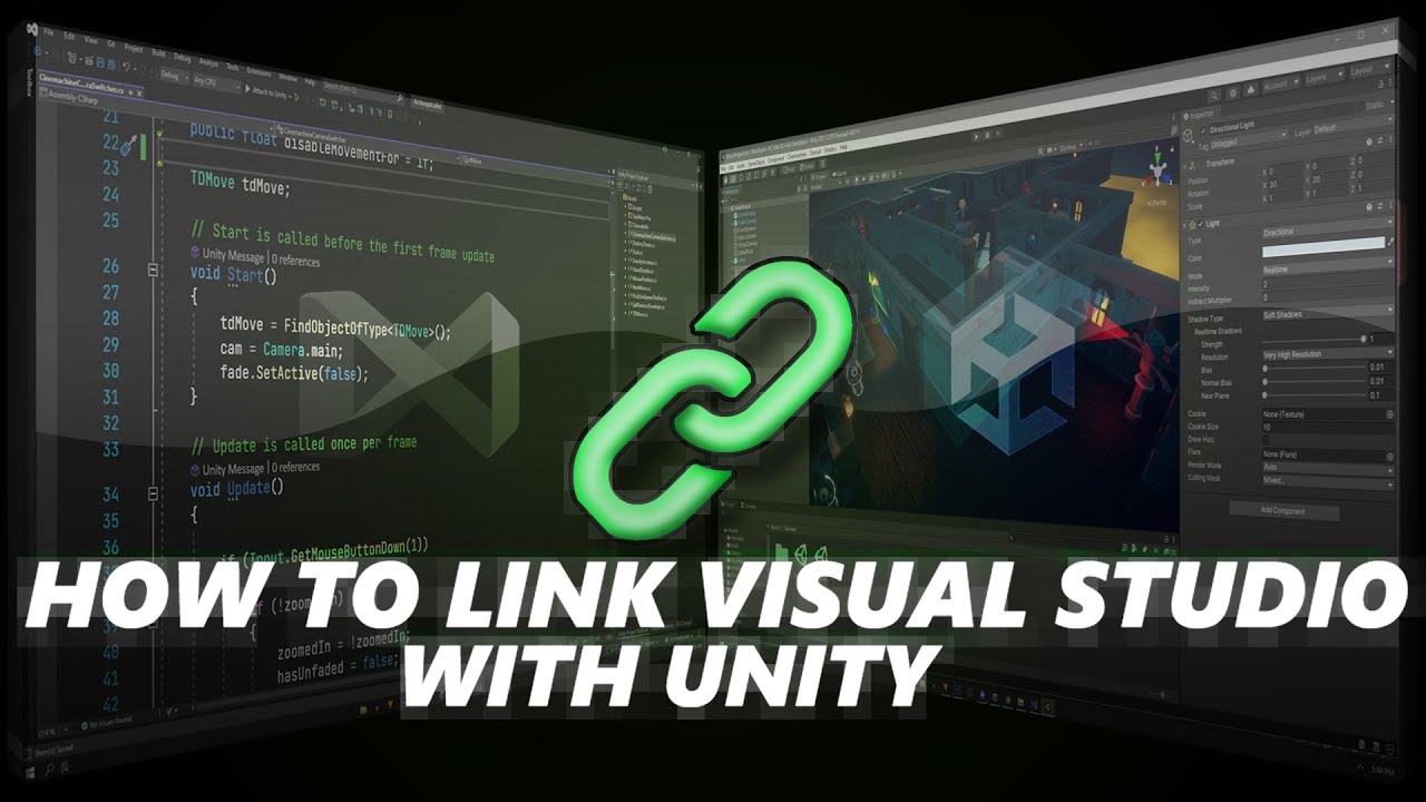 Configure Visual Studio for Unity \\ How to link Unity and Visual Studio