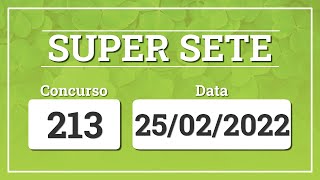 Capa de SUPER SETE 213