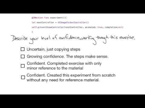 Launch Image Picker and Activity View UIKit Fundamentals