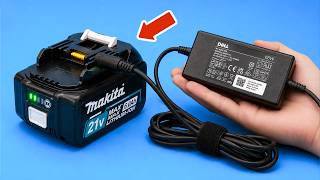 Never Buy Drill Batteries Again! This Laptop Charger Trick Really Works