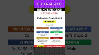 Download lagu Lowongan Kerja di Makino India Private Limited untuk Lulusan Baru | Teknisi Mesin | Karir | 2025 | Informasi Lowongan Kerja Singkat mp3 Download lagu Lowongan Kerja di Makino India Private Limited untuk Lulusan Baru | Teknisi Mesin | Karir | 2025 | Informasi Lowongan Kerja Singkat mp3