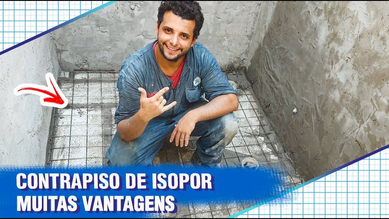 CONTRAPISO DE ISOPOR - EPS I LEVE, PRÁTICO E BARATO I FAÇA VOCÊ MESMO - PASSO A PASSO DETALHADO