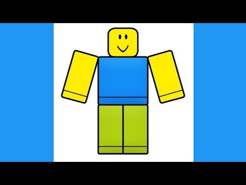 HOW TO DRAW ROBLOX NOOB || EASY DRAWING FOR KIDS
