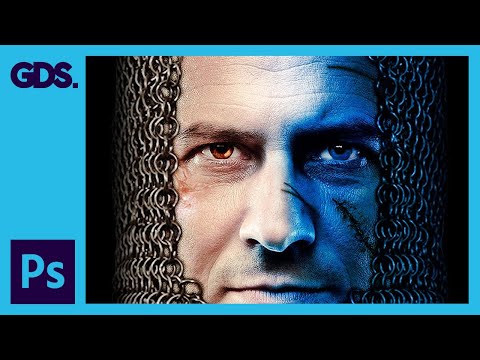 Polygonal portrait | Gradient effect in Adobe Photoshop with Illustrator