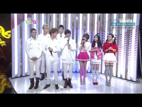 [120115] MBLAQ+MC ^^  @Inkigayo