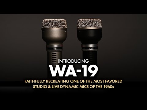 Warm Audio WA-19B 60’s Vintage Style Dynamic Microphone Black image 4