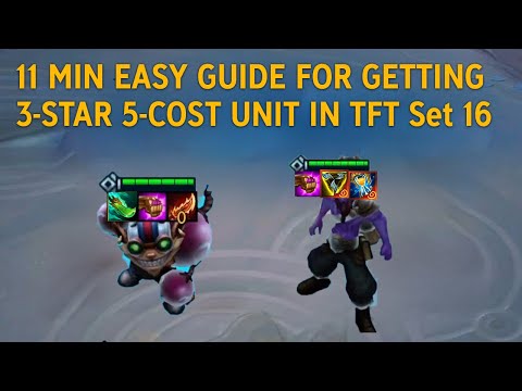 11 MIN EASY GUIDE FOR ZIGGS AND RYZE TEAM COMP | AND GETTING 3-STAR 5-COST UNIT IN S16 | TFT SET 16