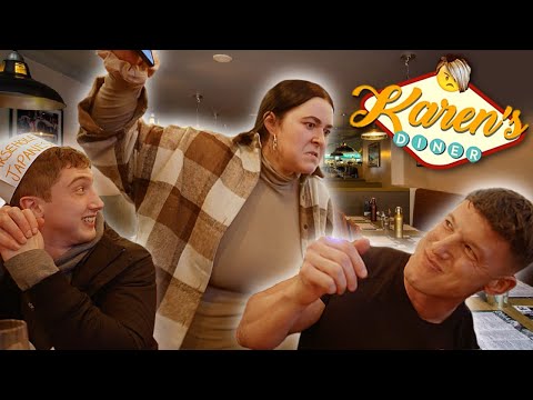Brothers try the WORLD’S RUDEST Restaurant *VERBALLY ABUSED in Karen’s Diner*